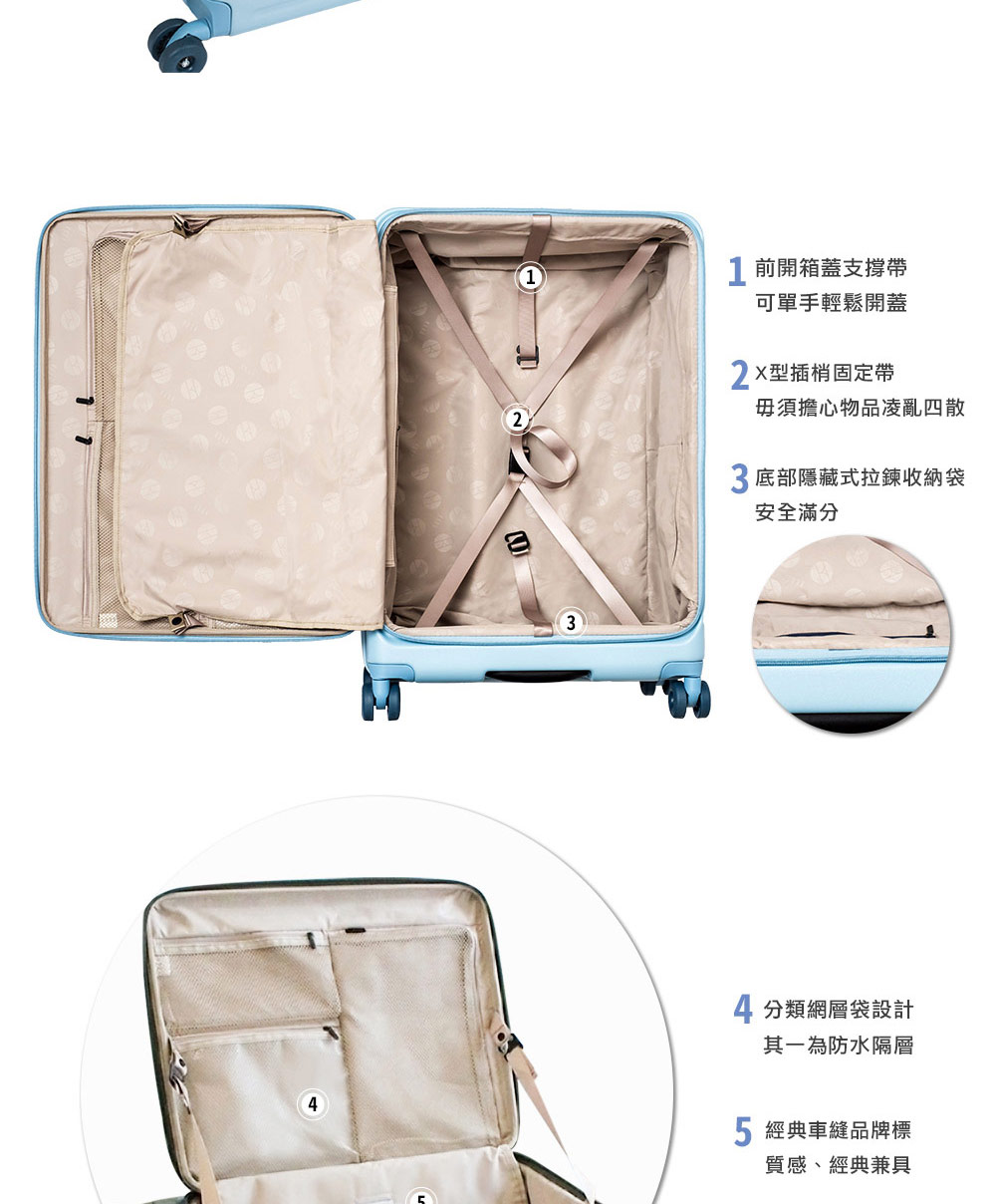 3 底部隱藏式拉鍊收納袋