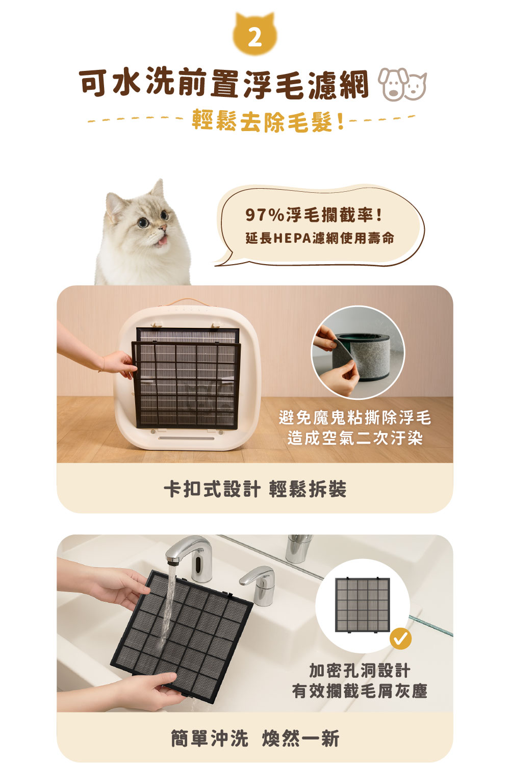 延長HEPA濾網使用壽命