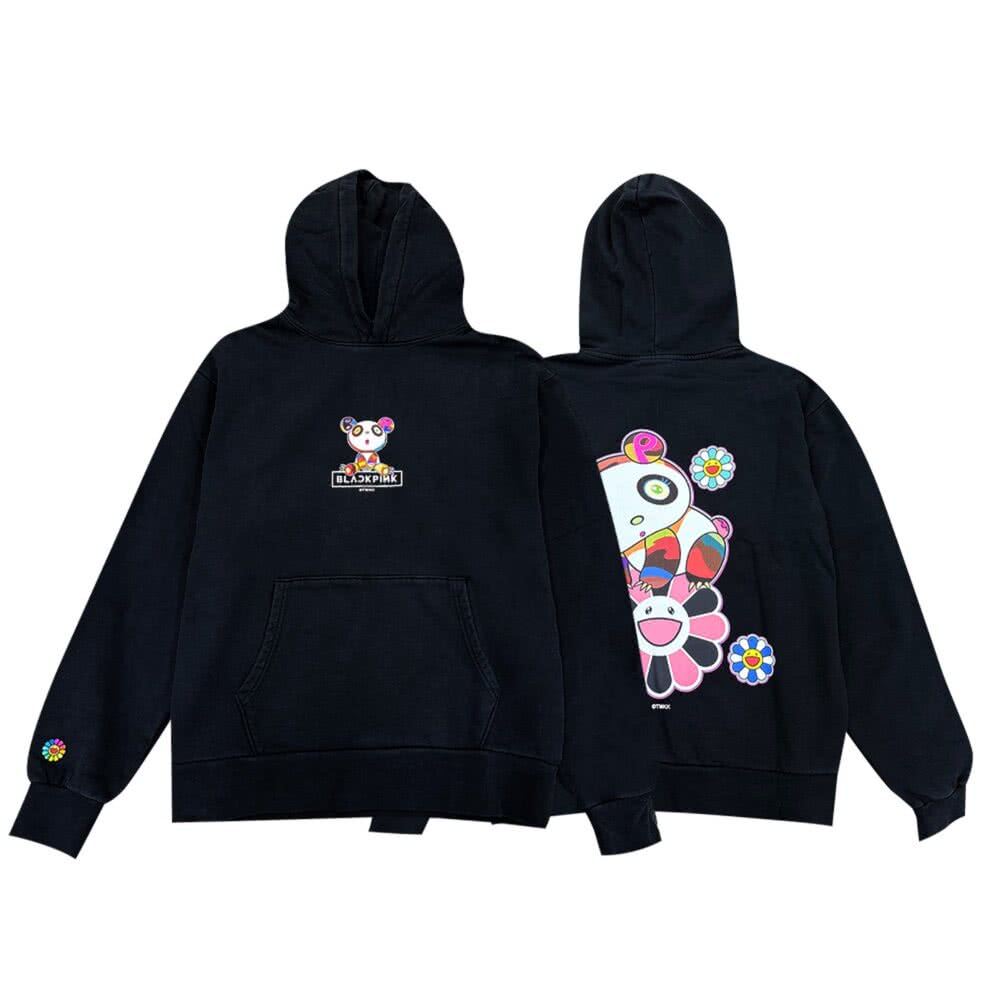 Black Pink x Takashi Murakami 黑/薰衣草紫村上隆帽t BLKPNK - momo