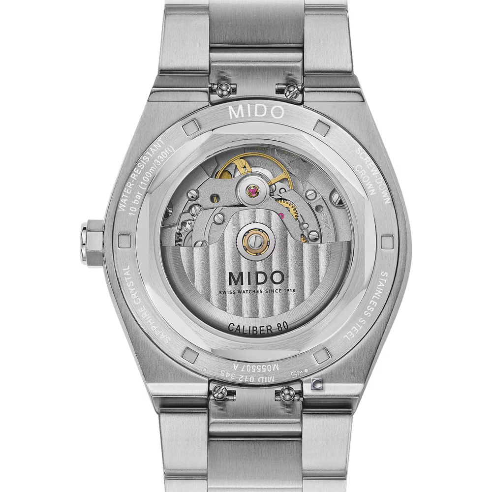 MIDO 美度】李鍾碩配戴款Multifort 8 One Crown 機械腕錶-40mm 藍