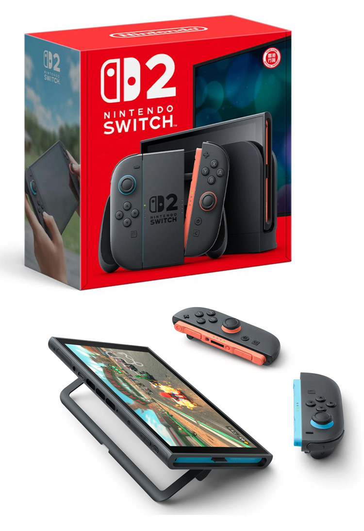 Nintendo 任天堂】Switch 2 瑪利歐賽車世界同捆機+NS2 寶可夢Pokemon