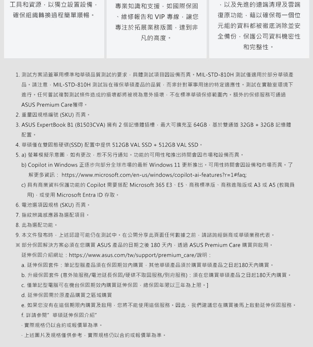 3. ASUS ExpertBook B1 B1503CVA 擁有 2 個記憶體插槽,最大可擴充至64GB,基於雙通道32GB32GB記憶體