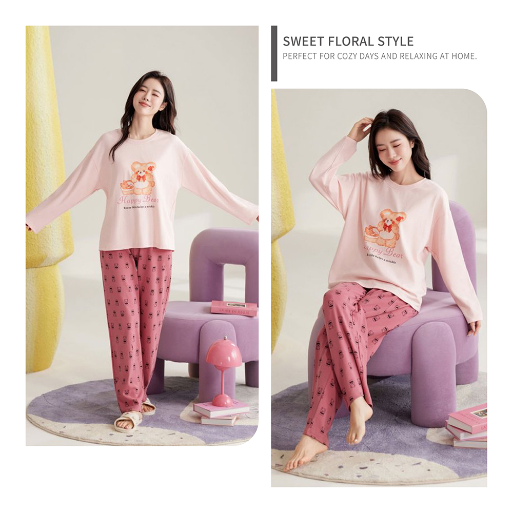 SWEET FLORAL STYLEPERFECT FOR COZY DAYS AND RELAXING AT HOME.H Deaappy Bear