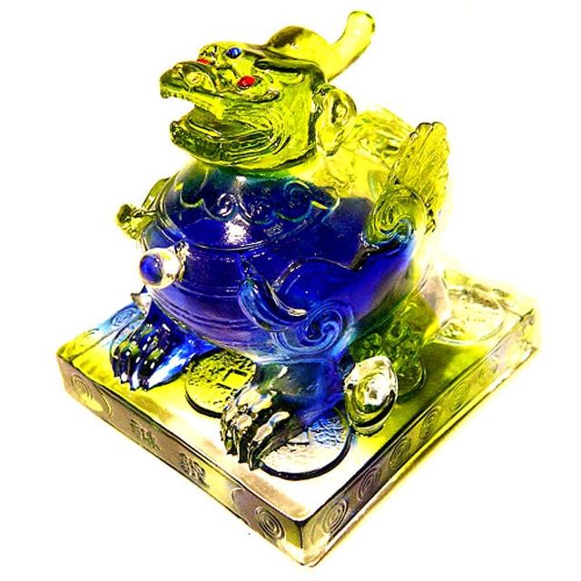 【開元琉璃】琉璃 工藝品 貔貅神獸 【開元琉璃】琉璃 工藝品 貔貅神獸