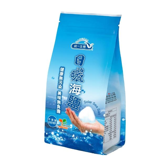 【統一生機】日曬海鹽-立袋(450g/袋)福利品出清