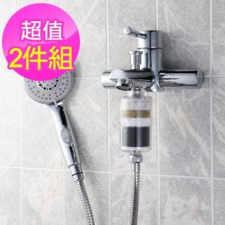 【生活采家】家庭型交叉導水淋浴除氯過濾濾心_2入(#99279)