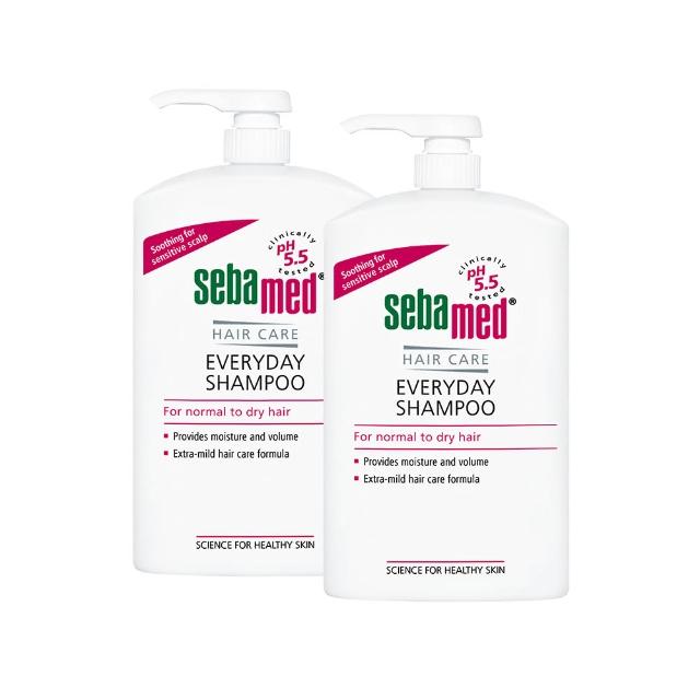 【SEBAMED 施巴】溫和/油性抗屑洗髮乳1000ml任選x2入(總代理)