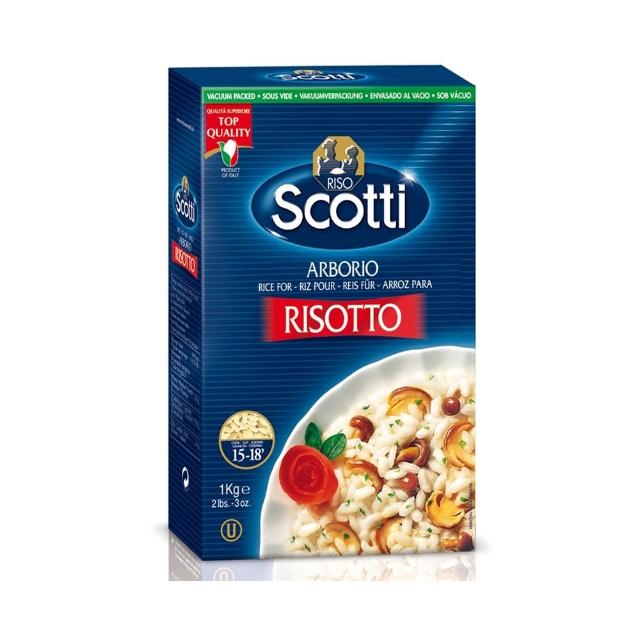 【Riso Scotti】義大利傳統燉飯專業米(1KG/盒)