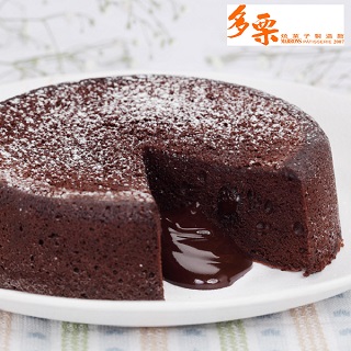 【多栗燒果子製造館】熱熔巧克力蛋糕(6吋x2入)