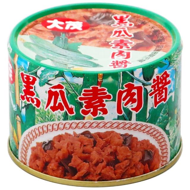 【大茂】黑瓜素肉醬-鐵罐(180g*3)