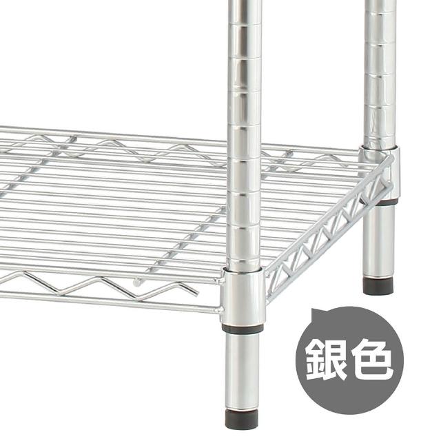 【yo-life】100%台灣製 鐵架五層-電鍍.烤黑任選(91x46x180cm)
