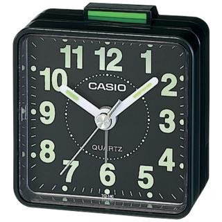 【CASIO 卡西歐】復古造型輕巧指針鬧鐘(黑-TQ-140-1DF)