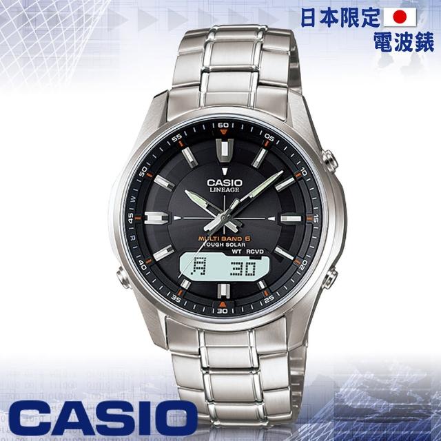 Casio 卡西歐電波錶 薄型 六局電波時計 旅行者最愛 Lcw M100d 銀