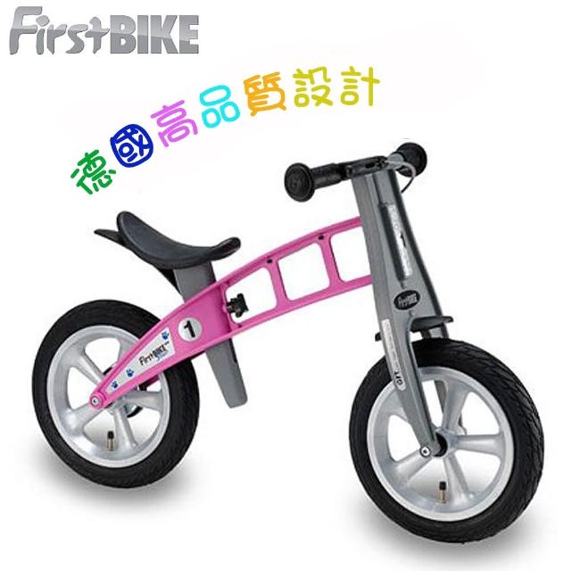 【FirstBIKE】德國高品質設計 寓教於樂-兒童滑步車/學步車(亮麗粉)