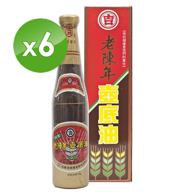 【丸吉】老陳年 純釀甲等壼底油膏420ml(6入)