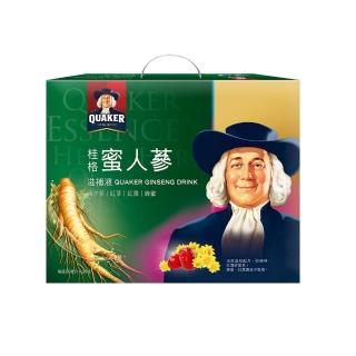 【QUAKER 桂格】養氣蜜人蔘滋補液60ml×30入×1盒(共30入 謝震武代言)