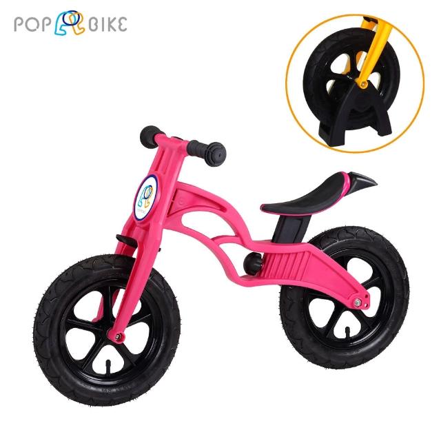 【POPBIKE】兒童充氣輪胎滑步車-AIR充氣胎+置車架