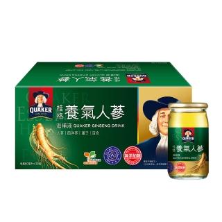 【QUAKER 桂格】無糖養氣人蔘 60ml×36入×1盒(共36入 送禮推薦)