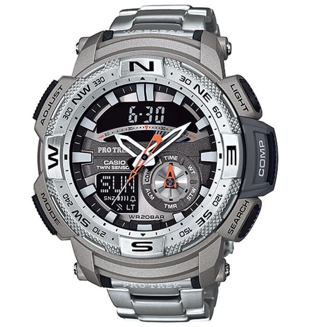使用【CASIO 卡西歐 登山錶 系列】專業登山錶-溫度計_數位羅盤(PRG-280D)心得