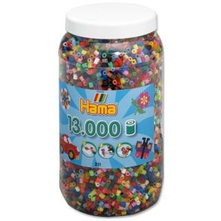 【Hama 拼拼豆豆】13000顆拼豆補充罐(68號全彩-50色)