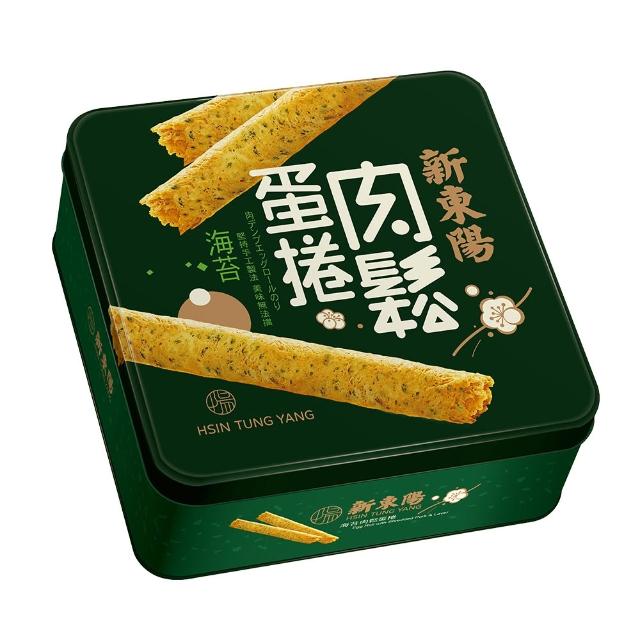 【新東陽】原味/海苔肉鬆蛋捲禮盒2盒組(贈提袋)