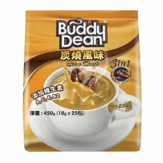 【Buddy Dean】巴迪三合一咖啡-炭燒風味(18gx25包入/袋)