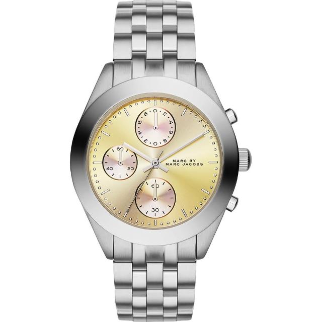 【Marc Jacobs】Peeker 優雅計時腕錶-金(MBM3370)
