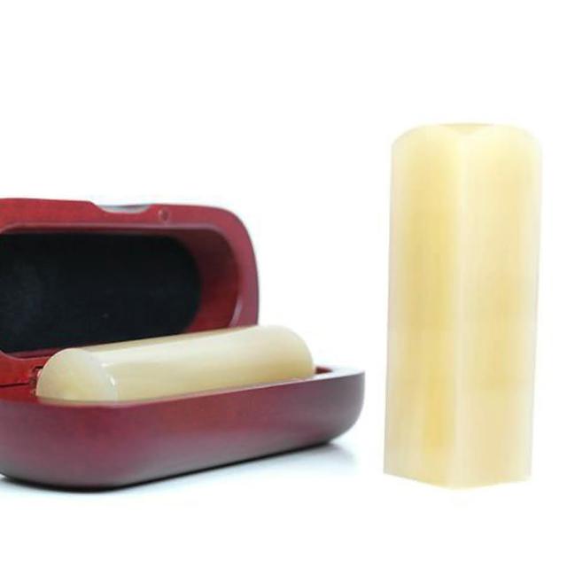 【橙印良品】開運赤牛角6圓印章(鳳梨黃) 【橙印良品】開運赤牛角6圓印章(鳳梨黃)