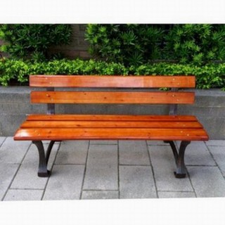 【BROTHER 兄弟牌】歐式重型5尺鑄鐵公園長椅 附椅背