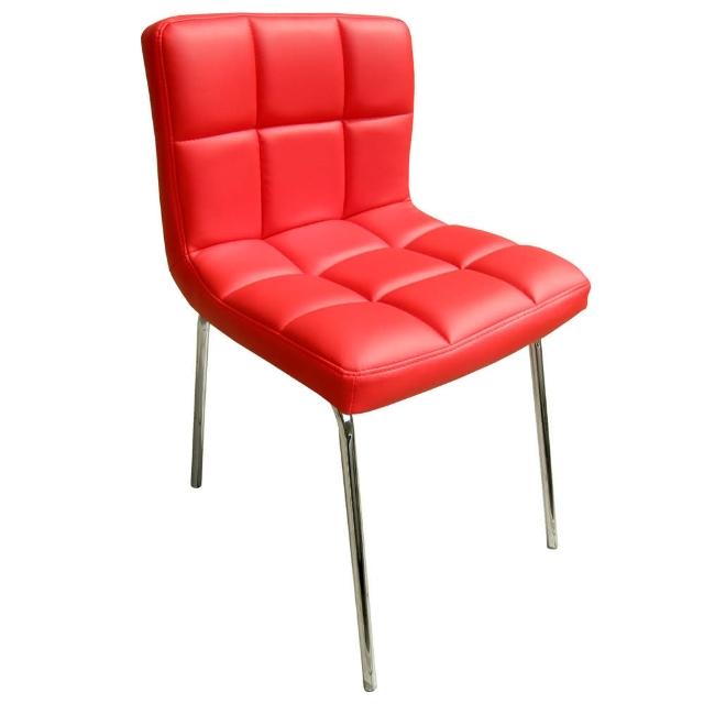 【E-Style】高級精緻PU皮革椅面-洽談椅/電腦椅/會客椅/餐椅-1入/組(三色可選)