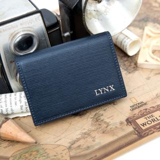 【Lynx】經典80復古風真皮系列簡約式名片夾(共2色)