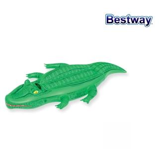 【酷博士】Bestway。65X35吋鱷魚充氣坐騎(41010)