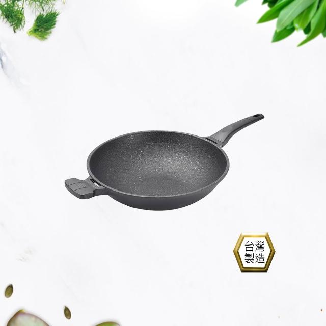 【PERFECT 理想】日式黑金剛炒鍋-36cm單把無蓋(台灣製造) 【PERFECT 理想】日式黑金剛炒鍋-36cm單把無蓋(台灣製造)