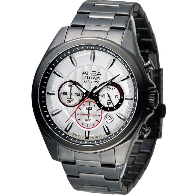 【ALBA 雅柏】活力型男競速計時腕錶(VD53-X219SD AT3829X1)