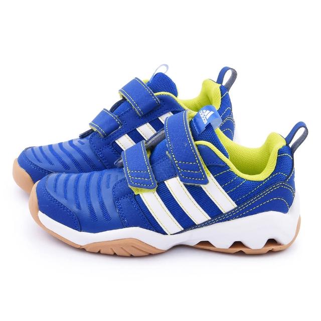 【Adidas】中大童 透氣避震運動鞋(B44050-藍)福利品出清