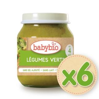 【法國BABYBIO】有機碧綠蔬菜泥(130gx6)