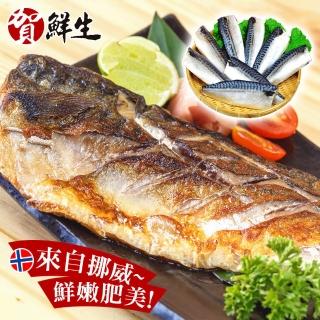 【賀鮮生】超厚片挪威薄鹽鯖魚20片(220g/片)