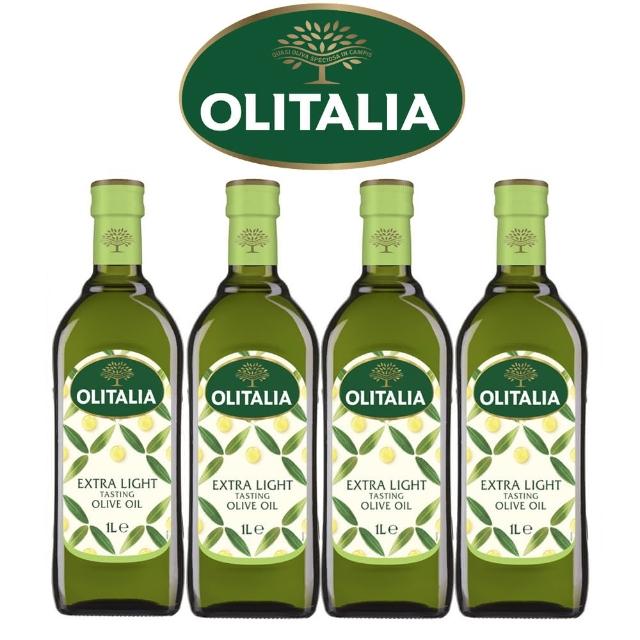 【Olitalia奧利塔】精緻橄欖油1000mlx4 瓶(雙入禮盒組)