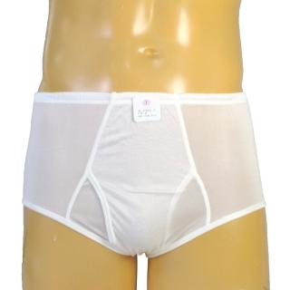 賽凡絲純蠶絲品味型男蠶絲內褲(白色)