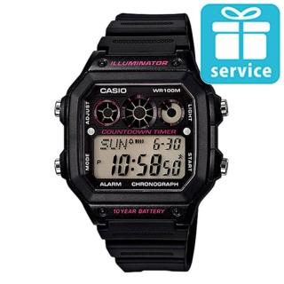 【CASIO】十年電池數位錶(AE-1300WH-1A)