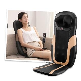 【輝葉】4D溫熱手感按摩坐墊(肩頸按摩/椅墊/靠墊 可車用 HY-633)