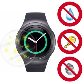 【D&A】SAMSUNG Gear S2專用日本NEW AS玻璃奈米5H 螢幕保護貼(超值2入)