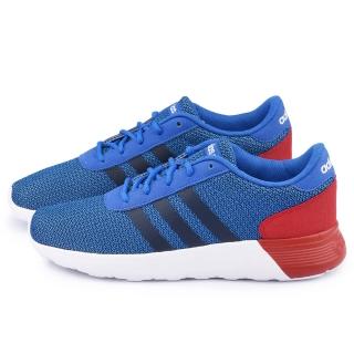 【Adidas】男款 Lite Racer 輕量慢跑鞋(F98303-藍紅)