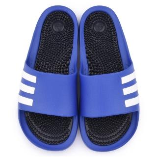 【Adidas】男款 Duramossage 拖鞋(B27208-藍)