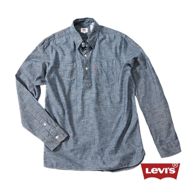 【Levis】男款復古半開襟工作衫開箱