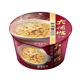 【大補帖】麻油雞風味細麵碗105gx12入/箱