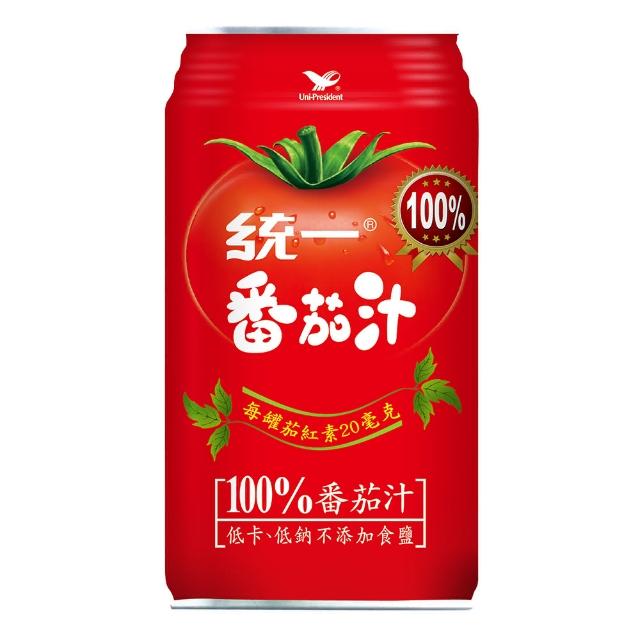 【統一】蕃茄汁24入/箱(低卡、低鈉不添加食鹽)