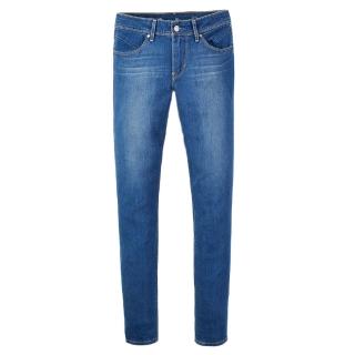 【Levis】REVEL中腰窄管丹寧牛仔褲 / 九分褲 / 湛藍水洗