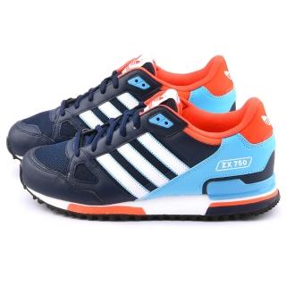 【Adidas】男款 ZX 750 Originals 復古休閒鞋(S79194-藍)