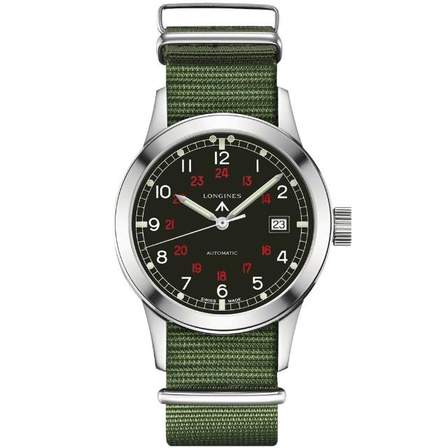 【LONGINES】Heritage Military COSD復刻軍事機械錶(L28324535)